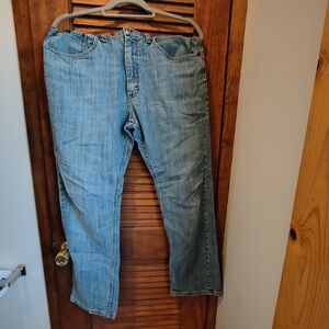 Lee Men's Straight Jeans in Light Wash Blue
